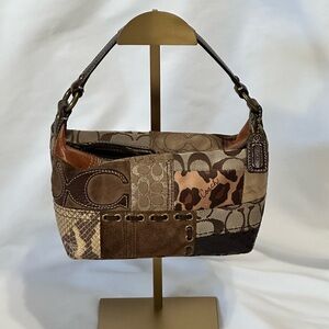 Coach Multicolor Patchwork Shoulder Bag